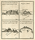 Earliest printed map of Peypses Island.