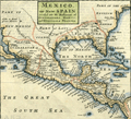 Moll map of Florida, Gulf Coast, Caribbean, and Central America.