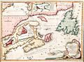 Bellin's map of eastern Canada.