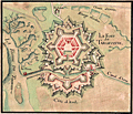 Manuscript plan of the Fort of Tarlevinne.
