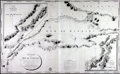 Antique chart of the Sea of Marmara, Istanbul and the Bosporus.