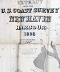The earliest chart published by the Coast Survey of New Haven.