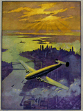  1939 Art Deco sample calendar by artist Ruehl Heckman.