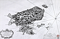 Antique nautical chart of the island of Saint Pierre.