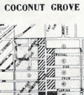 Map of the Re-zoning Plan for Coconut Grove Colored Town