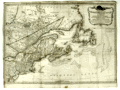 1776 "beaver" map of British Colonies in the United States and Canada
