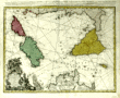 Antique map of Sicily, Corsica, Malta, Sardinia and southern Italy
