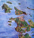 Pargeter's Pictorial Map of the San Juan Islands, Washington, 1980.