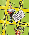 Pictorial map of the New Orleans Vieux Carre by artist Bill Skacel.