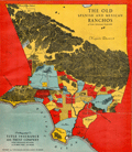 Title Insurance map Spanish Mexican Ranchos Los Angeles County, 1929.