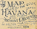 Map of Havana, Cuba and Vicinity from 1899