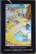 Poster of the San Francisco DNC in 1984 by Desrocher