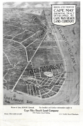 Cape May Beach Land Company map. 1911.
