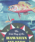 Map of the Hawaiian islands. The Hawaiian Pineapple Co. 1950.