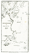 Nautical chart of Portland Harbor, Maine.