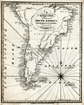 Antique chart of the coasts of South America .