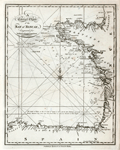 Antique  chart of the coasts of the Bay of Biscay